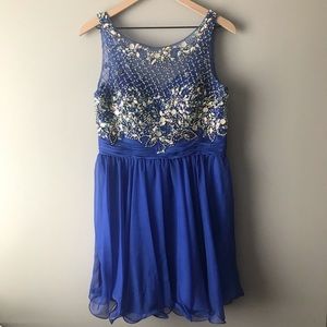 Short Royal Blue Dress